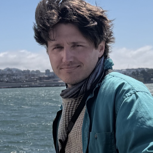 Jonas on a boat in the San Francisco Bay